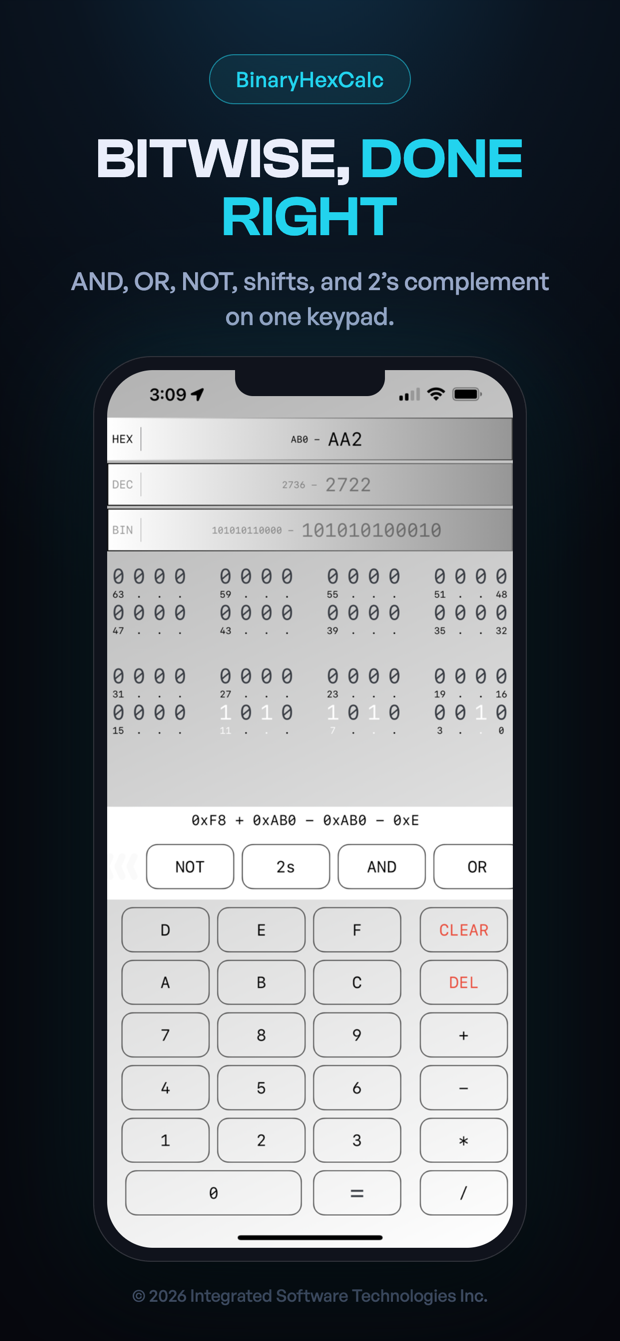 BinaryHexCalc screenshot 3