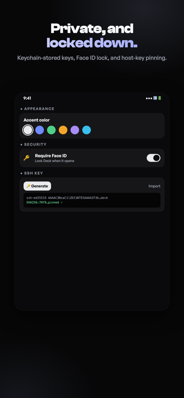 DeckGUI SSH screenshot 5